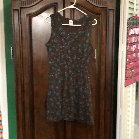 Mossimo Floral Brown Dress - Picture 2 of 3